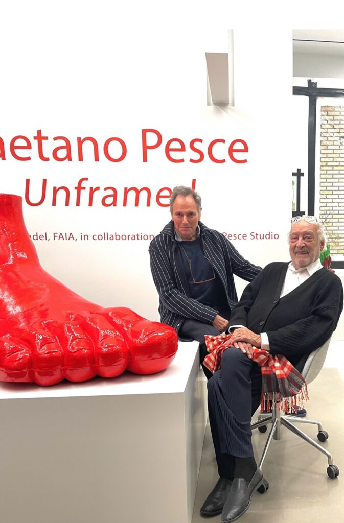 picture of Lee Mindel and Gaetano Pesce