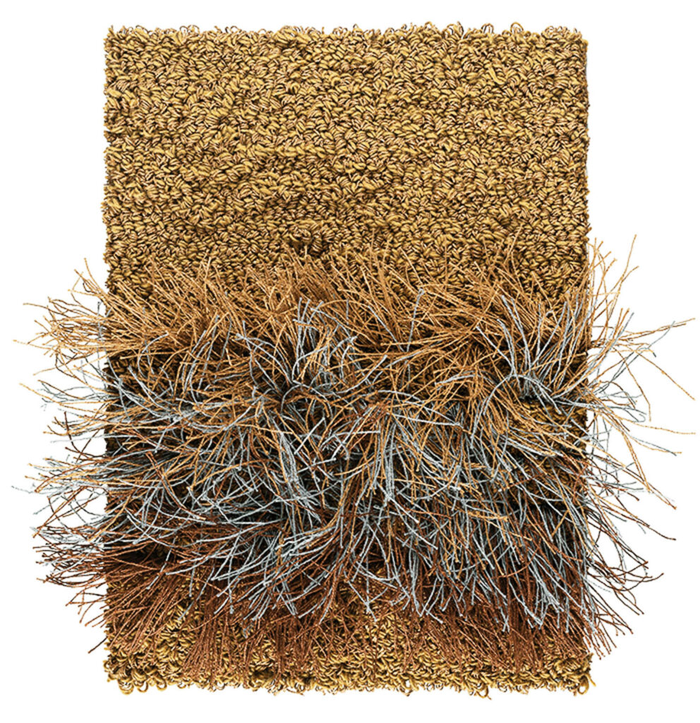 tan grass rug